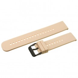 U27 rubber watch strap - cream/black - 20mmPasek gumowy do zegarka U27 - kremowy/czarny - 20mm