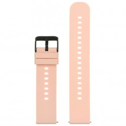U27 rubber watch strap - pink/black - 18mmPasek gumowy do zegarka U27 - różowy/czarny - 18mm