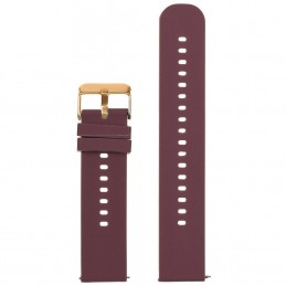 U27 rubber watch strap - purple/rosegold - 22mmPasek gumowy do zegarka U27 - fioletowy/rosegold - 22mm