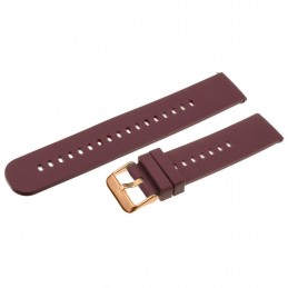 U27 rubber watch strap - purple/rosegold - 22mmPasek gumowy do zegarka U27 - fioletowy/rosegold - 22mm