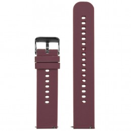 U27 rubber watch strap - purple/black - 22mmPasek gumowy do zegarka U27 - fioletowy/czarny - 22mm