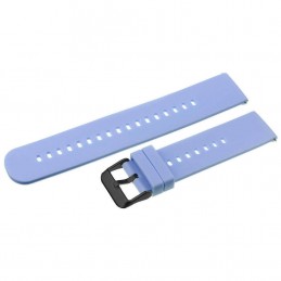 U27 rubber watch strap - light purple/black - 18mmPasek gumowy do zegarka U27 - jasnofioletowy/czarny - 18mm