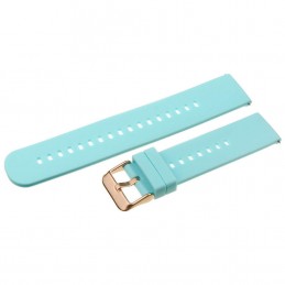 U27 rubber watch strap - blue/rosegold - 18mmPasek gumowy do zegarka U27 - niebieski/rosegold - 18mm