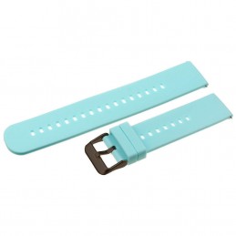 U27 rubber watch strap - blue/black - 18mmPasek gumowy do zegarka U27 - niebieski/czarny - 18mm