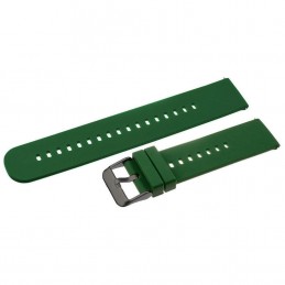 U27 rubber watch strap - dark green/black - 18mmPasek gumowy do zegarka U27 - ciemnozielony/czarny - 18mm