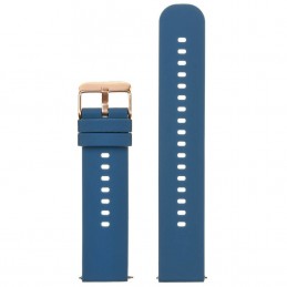 U27 rubber watch strap - navy blue/rosegold - 22mmPasek gumowy do zegarka U27 - granatowy/rosegold - 22mm