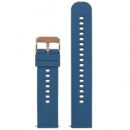 U27 rubber watch strap - navy blue/rosegold - 22mmPasek gumowy do zegarka U27 - granatowy/rosegold - 22mm