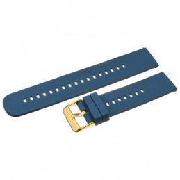 U27 rubber watch strap - navy blue/rosegold - 22mmPasek gumowy do zegarka U27 - granatowy/rosegold - 22mm