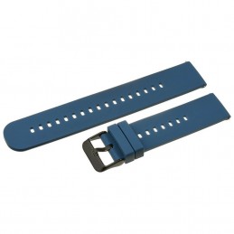 U27 rubber watch strap - navy blue/black - 20mmPasek gumowy do zegarka U27 - granatowy/czarny - 20mm