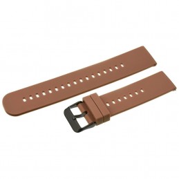 U27 rubber watch strap - brown/black - 18mmPasek gumowy do zegarka U27 - brązowy/czarny - 18mm