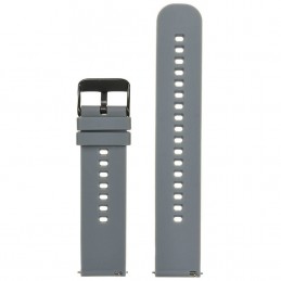 U27 rubber watch strap - dark gray/black - 18mmPasek gumowy do zegarka U27 - ciemny szary/czarny - 18mm