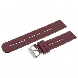 U27 rubber watch strap - purple/silver - 22mmPasek gumowy do zegarka U27 - fioletowy/srebrny - 22mm
