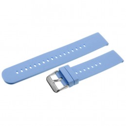 U27 rubber watch strap - light purple/silver - 20mmPasek gumowy do zegarka U27 - jasnofioletowy/srebrny - 20mm