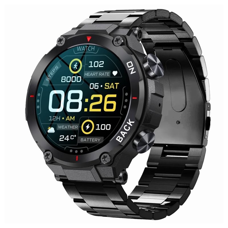 GRAVITY GT8-2 MEN'S SMARTWATCH - with GPS (sg017b)  SMARTWATCH MĘSKI GRAVITY GT8-2 - GPS (sg017b)