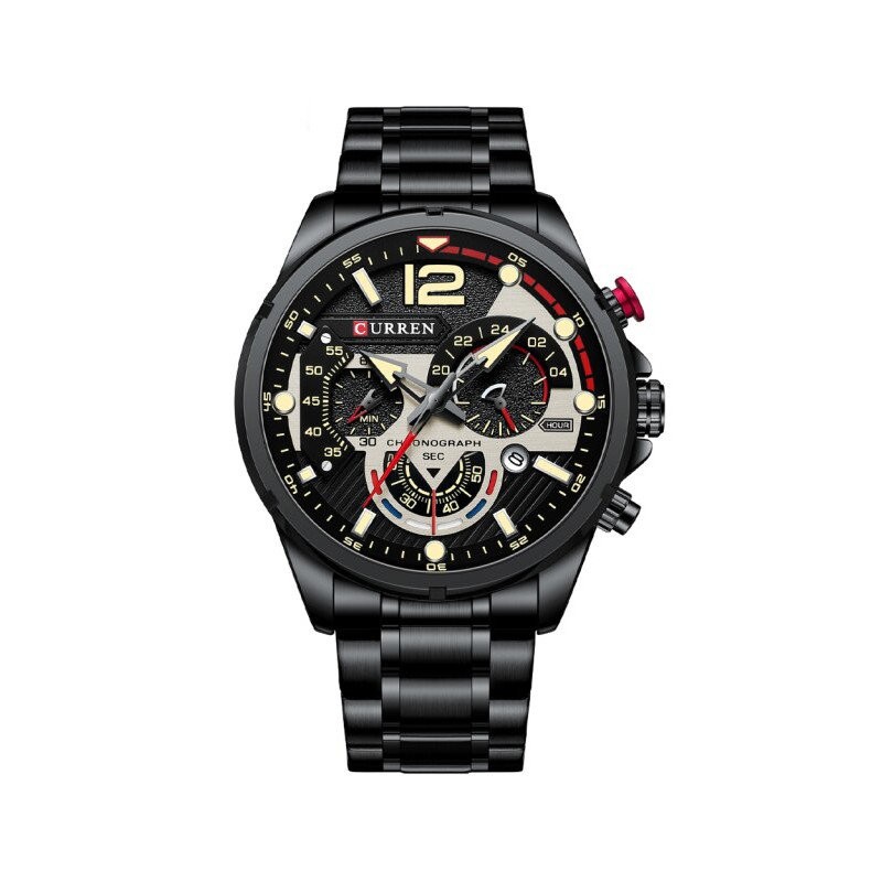 ZEGAREK MĘSKI CURREN 8395 (zc019b) - CHRONOGRAF  ZEGAREK MĘSKI CURREN 8395 (zc019b) - CHRONOGRAF