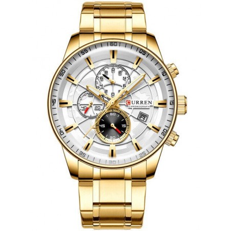 MEN'S WATCH CURREN 8362 (zc017c) CHRONOGRAPH +BOX