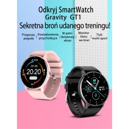 SMARTWATCH UNISEX GRAVITY GT1-4 - PULSOMETER, OWN dial (sg015d)SMARTWATCH UNISEX GRAVITY GT1-4 - PULSOMETR, WŁASNE TARCZE (sg015d)