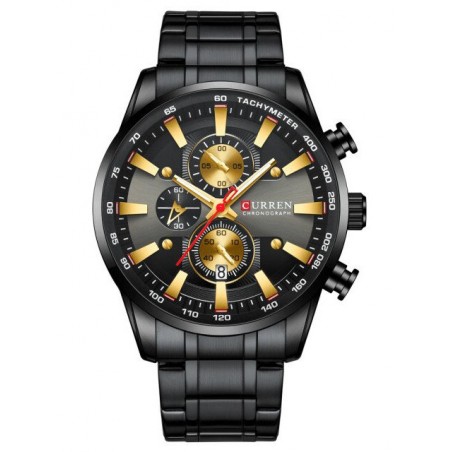 ZEGAREK MĘSKI CURREN 8351 (zc022c) - CHRONOGRAF + BOX