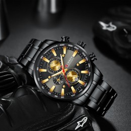 ZEGAREK MĘSKI CURREN 8351 (zc022c) - CHRONOGRAF + BOXZEGAREK MĘSKI CURREN 8351 (zc022c) - CHRONOGRAF + BOX