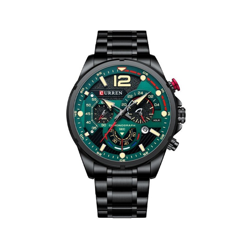 ZEGAREK MĘSKI CURREN 8395 (zc019c) - CHRONOGRAF  ZEGAREK MĘSKI CURREN 8395 (zc019c) - CHRONOGRAF