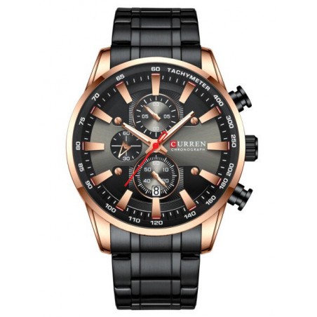 ZEGAREK MĘSKI CURREN 8351 (zc022d) - CHRONOGRAF + BOX