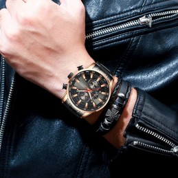 ZEGAREK MĘSKI CURREN 8351 (zc022d) - CHRONOGRAF + BOXZEGAREK MĘSKI CURREN 8351 (zc022d) - CHRONOGRAF + BOX