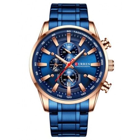 ZEGAREK MĘSKI CURREN 8351 (zc022e) - CHRONOGRAF + BOX