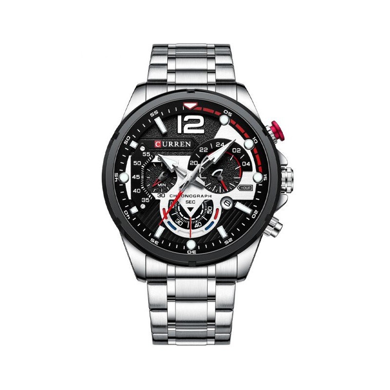 ZEGAREK MĘSKI CURREN 8395 (zc019a) - CHRONOGRAF  ZEGAREK MĘSKI CURREN 8395 (zc019a) - CHRONOGRAF