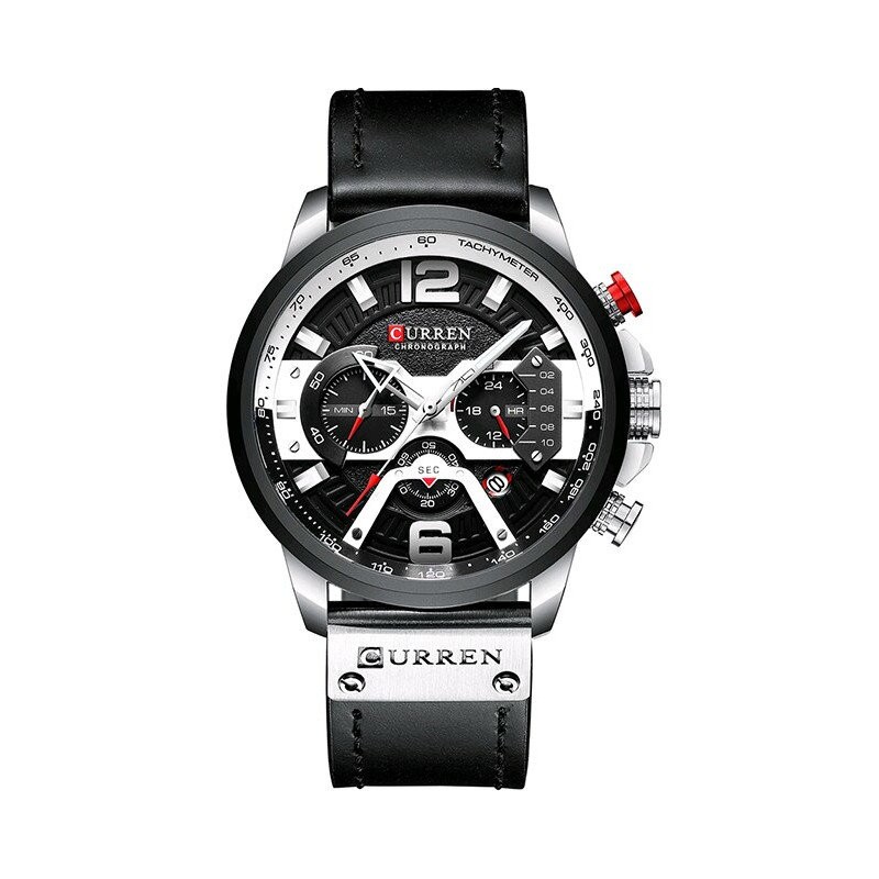 CURREN MEN'S WATCH 8329 (zc027a) - CHRONOGRAPH + BOX  ZEGAREK MĘSKI CURREN 8329 (zc027a) - CHRONOGRAF + BOX