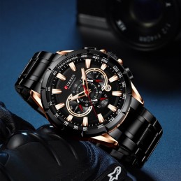 CURREN 8363 MEN'S WATCH (zc018c) - CHRONOGRAPHZEGAREK MĘSKI CURREN 8363 (zc018c) - CHRONOGRAF