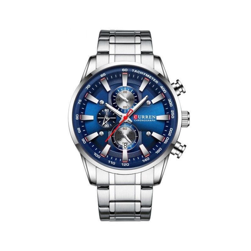 ZEGAREK MĘSKI CURREN 8351 (zc022a) - CHRONOGRAF + BOX  ZEGAREK MĘSKI CURREN 8351 (zc022a) - CHRONOGRAF + BOX