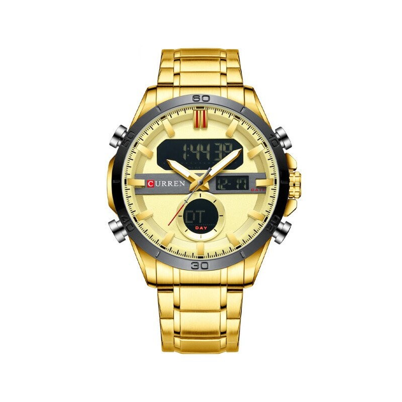 CURREN MEN'S WATCH 8384 (zc023b) -DUAL TIME +BOX  ZEGAREK MĘSKI CURREN 8384 (zc023b) - DUAL TIME + BOX