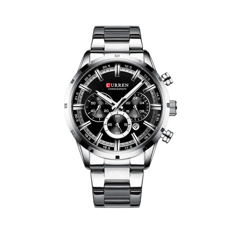 MEN'S WATCH CURREN 8355 CHRONOGRAPH (zc028c) +BOX  ZEGAREK MĘSKI CURREN 8355- CHRONOGRAF (zc028c) + BOX