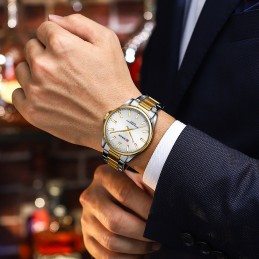 CURREN 9090G MEN'S WATCH (zc041a) + BOXZEGAREK MĘSKI CURREN 9090G (zc041a) + BOX