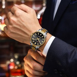 CURREN 9090G MEN'S WATCH (zc041b) + BOXZEGAREK MĘSKI CURREN 9090G (zc041b) + BOX