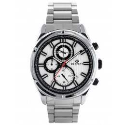 PERFECT CH03M MEN'S WATCH - CHRONOGRAPH (zp358d) + BOXZEGAREK MĘSKI PERFECT CH03M - CHRONOGRAF (zp358d) + BOX