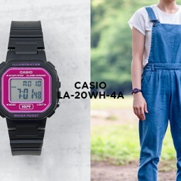 ZEGAREK DZIECIĘCY CASIO LA-20WH-4ADF  + BOXZEGAREK DAMSKI CASIO LA-20WH-4ADF (zd596c)
