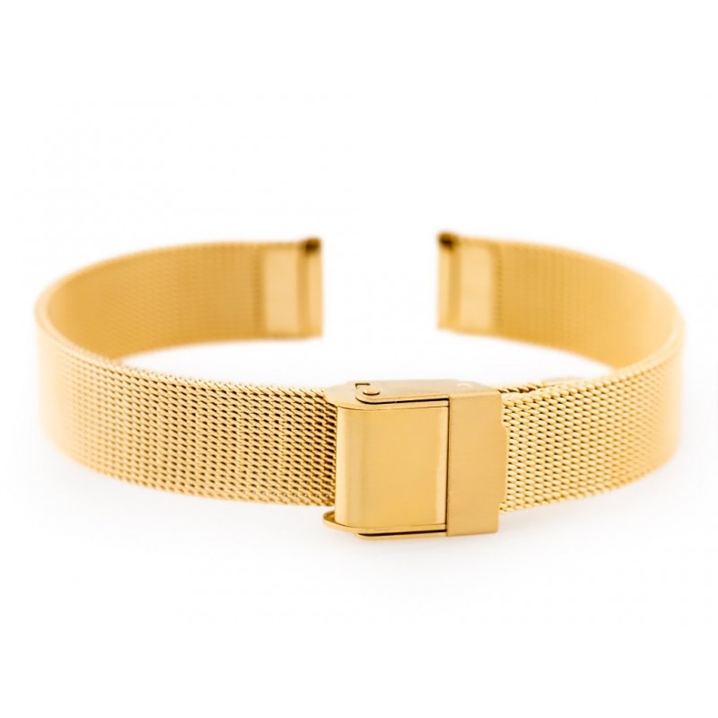 Pacific M4 bracelet - HQ mesh - gold 16mm  Bransoleta Pacific M4 - siatka HQ - złota 16mm