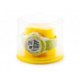 Gift box for watch - plastic yellowPrezentowe pudełko na zegarek - plastikowe żółte