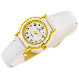 PERFECT CHILDREN'S WATCH - communion - white (zp809b)ZEGAREK DZIECIĘCY PERFECT - KOMUNIJNY - biały (zp809b)