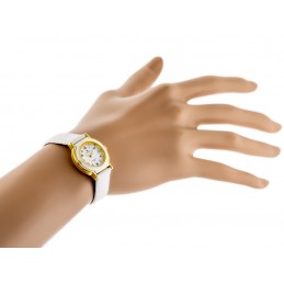 PERFECT CHILDREN'S WATCH - communion - white (zp809b)ZEGAREK DZIECIĘCY PERFECT - KOMUNIJNY - biały (zp809b)