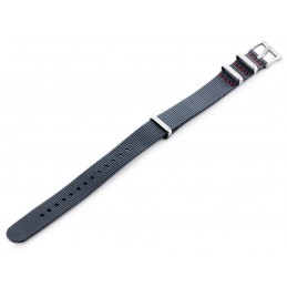 Pasek N03 parciany do zegarka - szary - 20mmPasek N03 parciany do zegarka - szary - 20mm