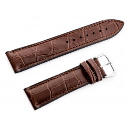 U18 watch rubber strap - brown/black- 20mmPasek gumowy do zegarka U18 - brąz/czarny- 22mm