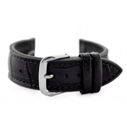 U18 rubber watch strap - black - 22mmPasek gumowy do zegarka U18 - czarny - 22mm