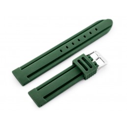 U09 rubber watch strap - green - 28mmPasek gumowy do zegarka U09 - zielony - 28mm