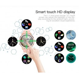 Rubicon RNBE66 WOMEN'S SMARTWATCH - OWNER'S WATCH (sr014b)SMARTWATCH Rubicon RNBE66 - WŁASNE TARCZE (sr014b)