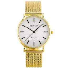 WOMEN'S WATCH PERFECT E334 - mesh (zp932e) + BOXZEGAREK DAMSKI PERFECT E334 - siatka (zp932e) + BOX