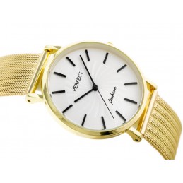 WOMEN'S WATCH PERFECT E334 - mesh (zp932e) + BOXZEGAREK DAMSKI PERFECT E334 - siatka (zp932e) + BOX