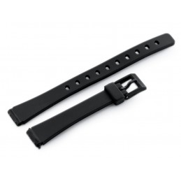 Watch rubber strap - model 7 black - 12mmPasek gumowy do zegarka - model 7 czarny - 12mm