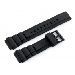 Watch rubber strap - model 5 black - 18mmPasek gumowy do zegarka - model 5 czarny - 18mm